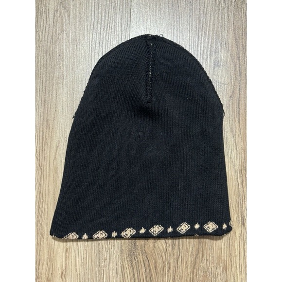 Y2K DC Shoes All Over Print Black Beanie‎ Hat - Picture 5 of 6